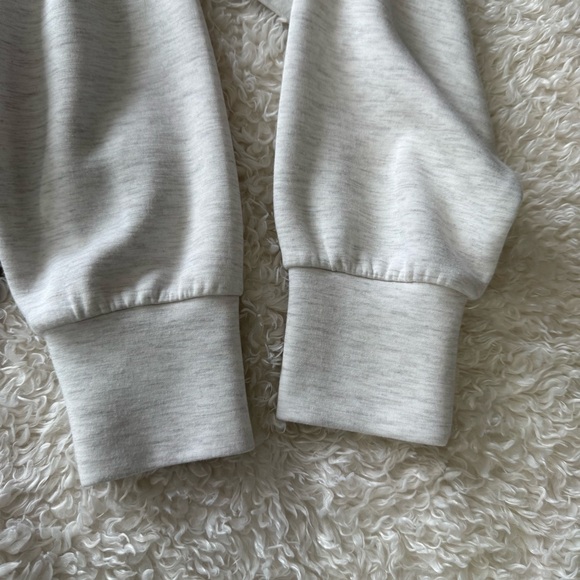 Varley Freya Ivory Marl Doublesoft Funnel Neck Tunic Sweatshirt Womens Medium - Picture 10 of 15